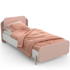 Bed Janne 90 X 200 Cm-mat Roze/mat Wit -Kinderkamer Meubelen 20900240 2023 05 08T082803.967 e319
