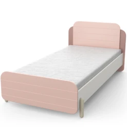 Bed Janne 90 X 200 Cm-mat Roze/mat Wit -Kinderkamer Meubelen 20900240 2023 05 08T082846.959 8947