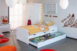 Kajuitbed Thomas 200cm - White Wash -Kinderkamer Meubelen 20900245 32 4ab9