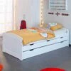 Kajuitbed Thomas 200cm - White Wash