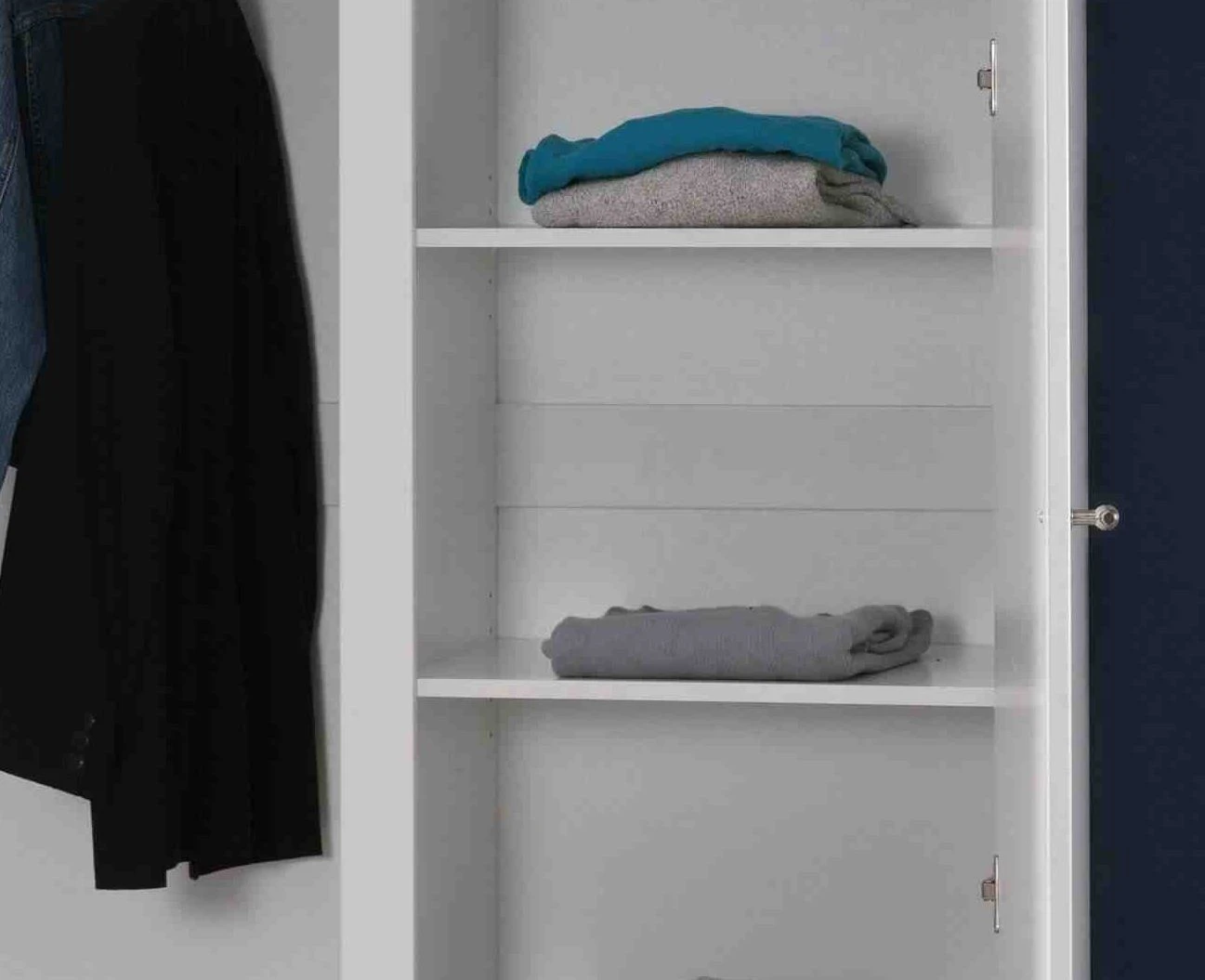 Extra Legplank Voor Kledingkast Lara 2 Deuren - Wit 2 Extra Legplank Voor Kledingkast Lara 2 Deuren - Wit - Afbeelding 2