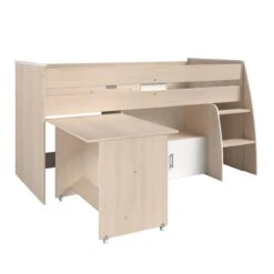 Halfhoogslaper Met Bureau Charly 90x200 -Kinderkamer Meubelen 2498 COMB C CHARLY 079f