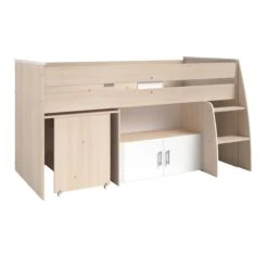 Halfhoogslaper Met Bureau Charly 90x200 -Kinderkamer Meubelen 2498 COMB FERM C 6bd0