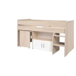 Halfhoogslaper Met Bureau Charly 90x200 -Kinderkamer Meubelen 2498 COMB FERM D b2df