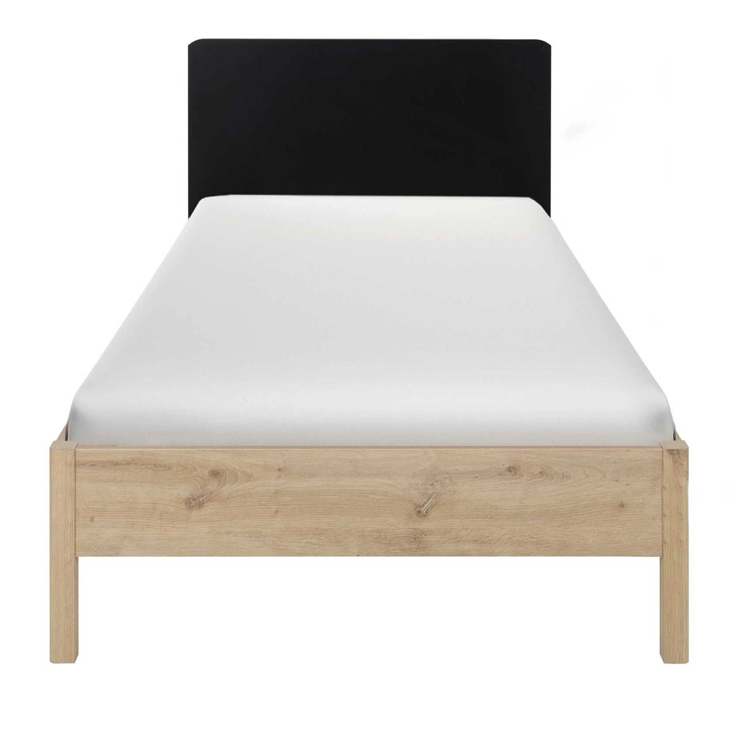 Eenpersoonsbed Liam 90x200 - Artisan Eik 2 Eenpersoonsbed Liam 90x200 - Artisan Eik - Afbeelding 2