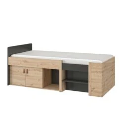 Bed Met Opbergruimte Liam 90x200 - Artisan Eik -Kinderkamer Meubelen 2 ARTHUS CH2W MH2W 05 1H2W205 03 4f69