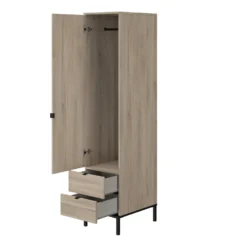 Kledingkast Castle 45cm Met 1 Deur - Eik/zwart -Kinderkamer Meubelen 2 CASTEL CH0P MH0P 5 1H0P610 02 89d6