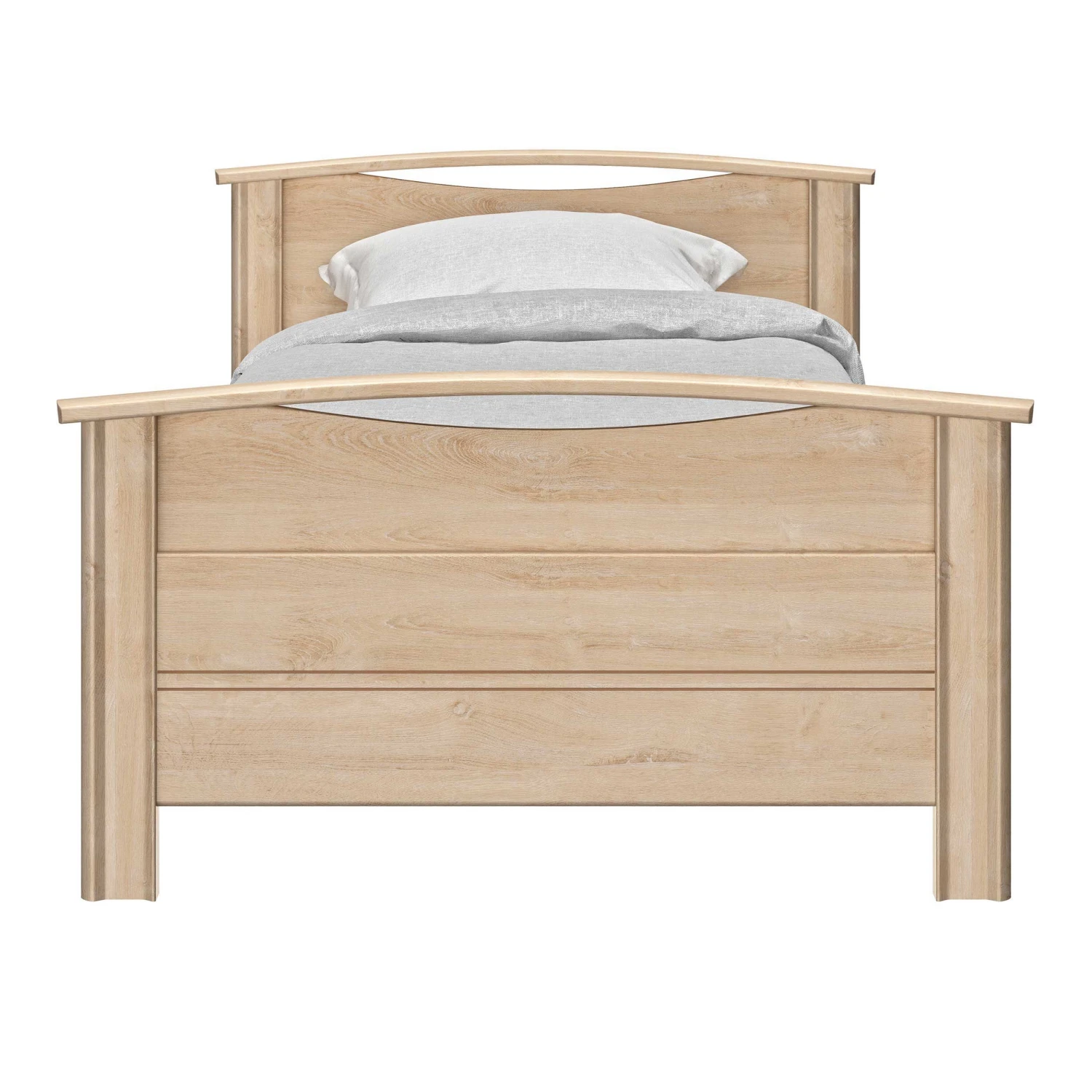 Eenpersoonsbed Morris 90x190 - Blonde Eik 2 Eenpersoonsbed Morris 90x190 - Blonde Eik - Afbeelding 2