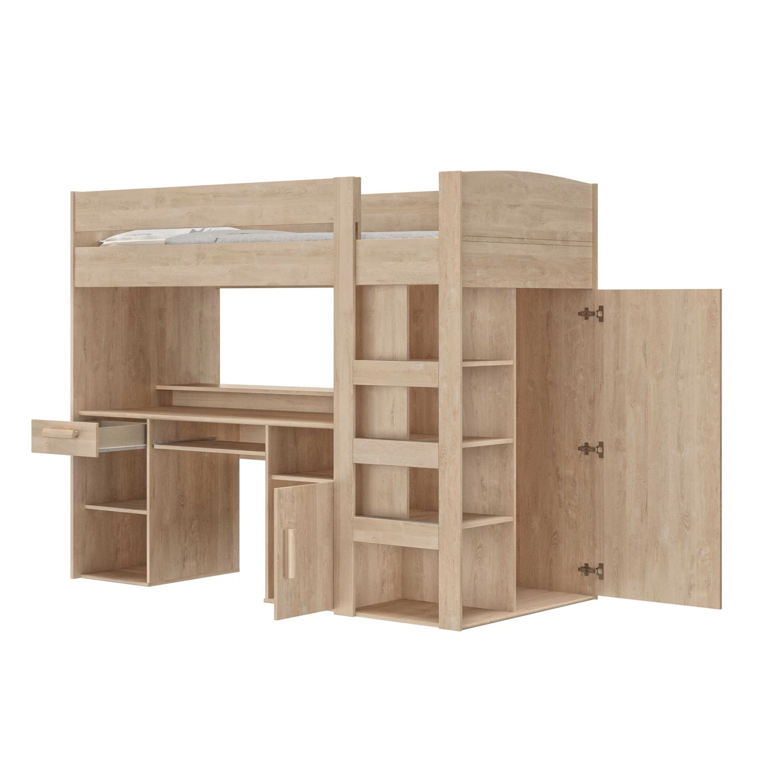 Hoogslaper Morris - Blonde Eik 2 Hoogslaper Morris - Blonde Eik - Afbeelding 2