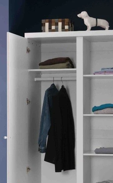 Extra Hangrail Voor Kledingkast Lara 2 Deuren 2 Extra Hangrail Voor Kledingkast Lara 2 Deuren - Afbeelding 2