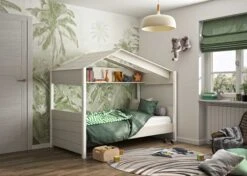 Bedhuisje Kenya - White Wash Kastanje/wit -Kinderkamer Meubelen 3 NAIROBI CE62 ME62 2 1E62002 01 1 e7fa