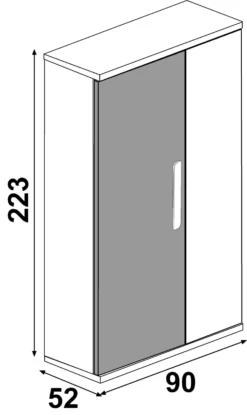 Kledingkast Bo0 Met 2 Legplanken, Kledingroede En Vierkante Deurgreep - Grenen/blauw 10 Kledingkast Bo0 Met 2 Legplanken, Kledingroede En Vierkante Deurgreep - Grenen/blauw -Kinderkamer Meubelen 4073.XX .XX .0501 300 f4d8 scaled