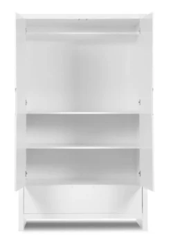 Childhome 2-deurs Kleerkast Quadro White -Kinderkamer Meubelen 55951d1e8ac78 cwk2dqn image 3 1435835678 k2dqn 2 2363