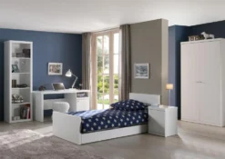 Nachtkastje Robin Met Deurtje - Wit -Kinderkamer Meubelen 5625e922f1851 virona1214 image 3 1445325090 ROBIN ROOM VIEW 300 a11f