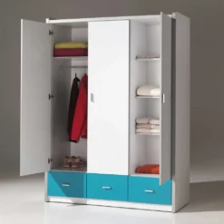 Kledingkast Bonny 3 Deuren - Zilver 7 Kledingkast Bonny 3 Deuren - Zilver -Kinderkamer Meubelen 57e0ed3f318b7 vibonkl2309 image 3 1474358591 BONKL2394 2 2d40