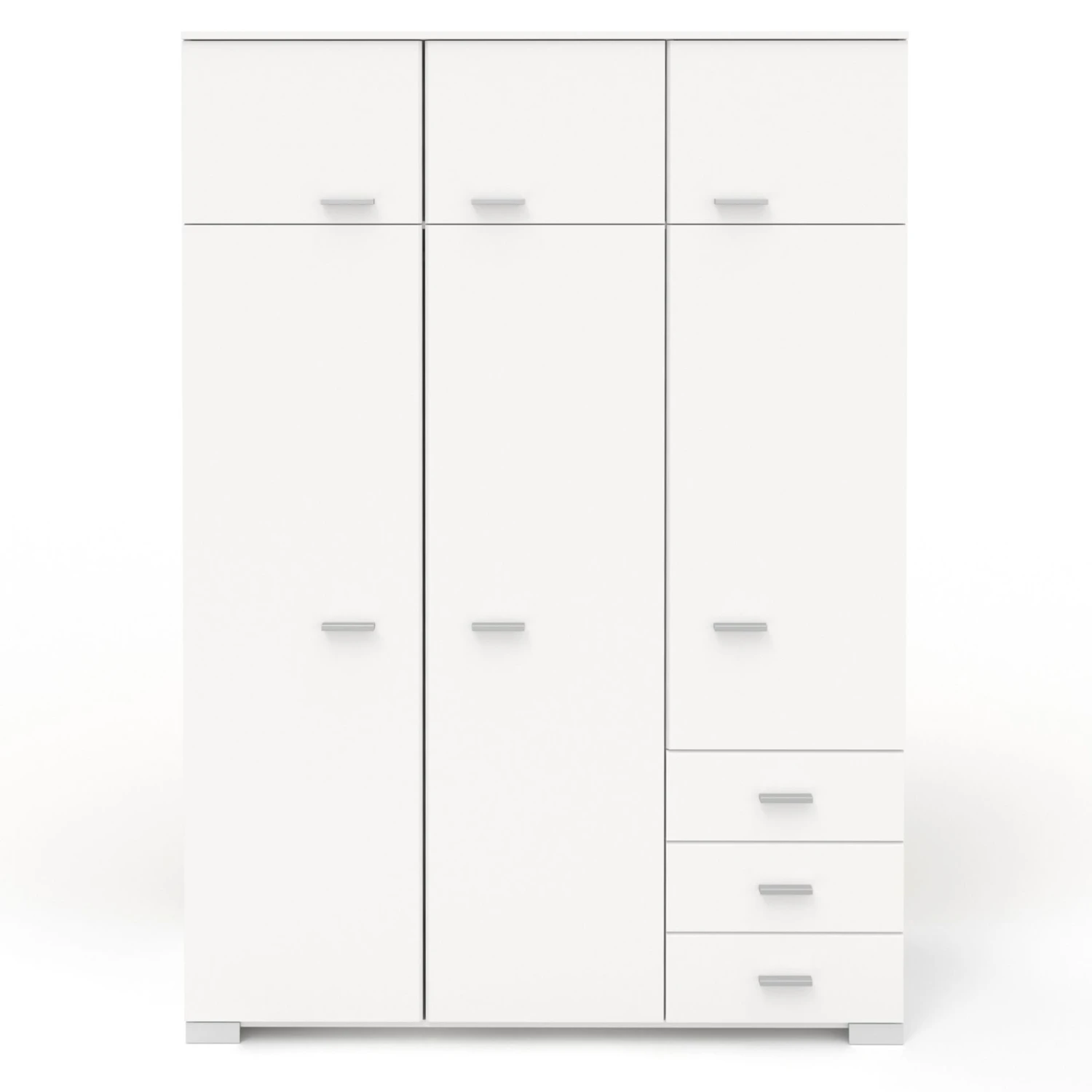 Kinderkamerset Galaxy | Eenpersoonsbed, Commode, Bureautafel, Kledingkast, Nachtkastje | Wit 8 Kinderkamerset Galaxy | Eenpersoonsbed, Commode, Bureautafel, Kledingkast, Nachtkastje | Wit - Afbeelding 8