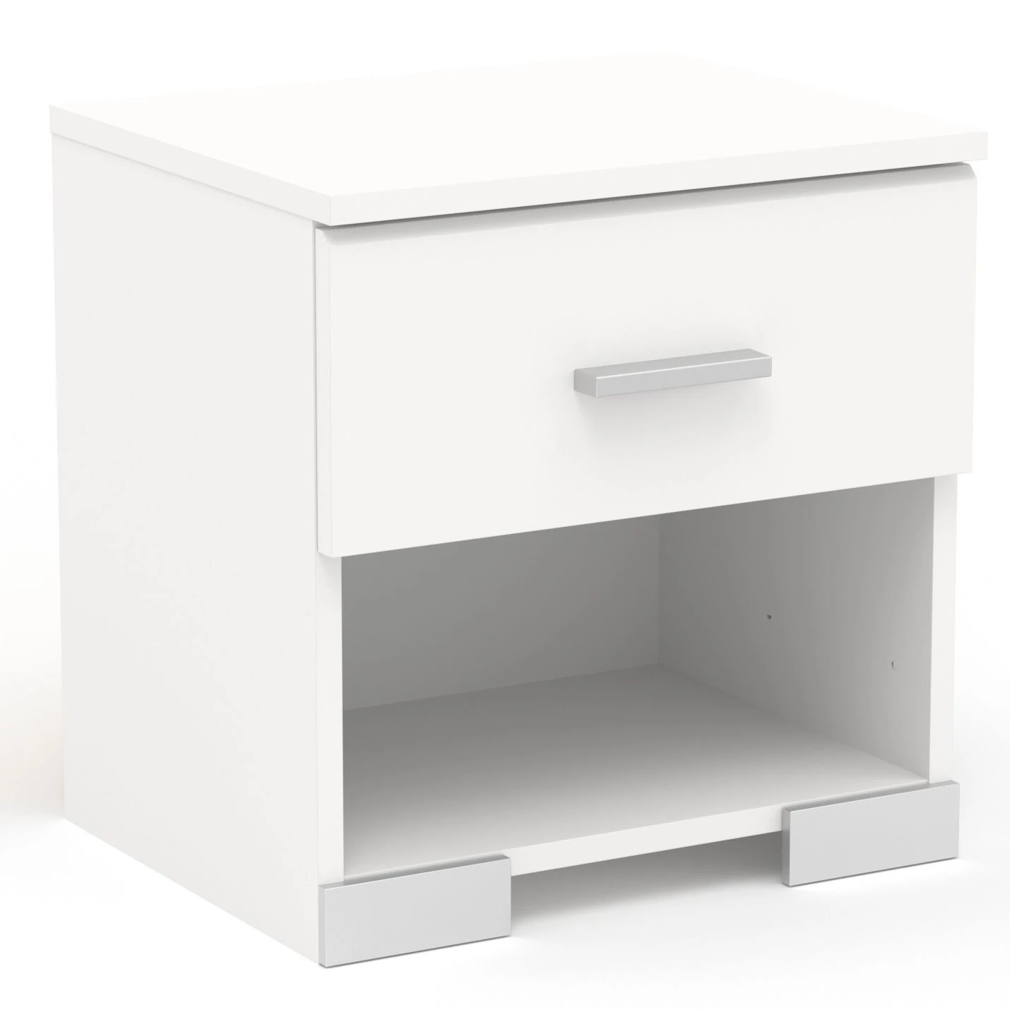 Kinderkamerset Galaxy | Eenpersoonsbed, Commode, Bureautafel, Kledingkast, Nachtkastje | Wit 7 Kinderkamerset Galaxy | Eenpersoonsbed, Commode, Bureautafel, Kledingkast, Nachtkastje | Wit - Afbeelding 7