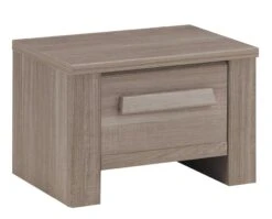 Nachtkastje Haron Met Lade - Grijze Eik