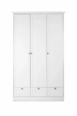 Kledingkast Landwood 120cm Met 3 Deuren - Wit -Kinderkamer Meubelen 5c497aa433d14 fn1913 image 4 1548319396 Landwood 18 frontal c637 scaled