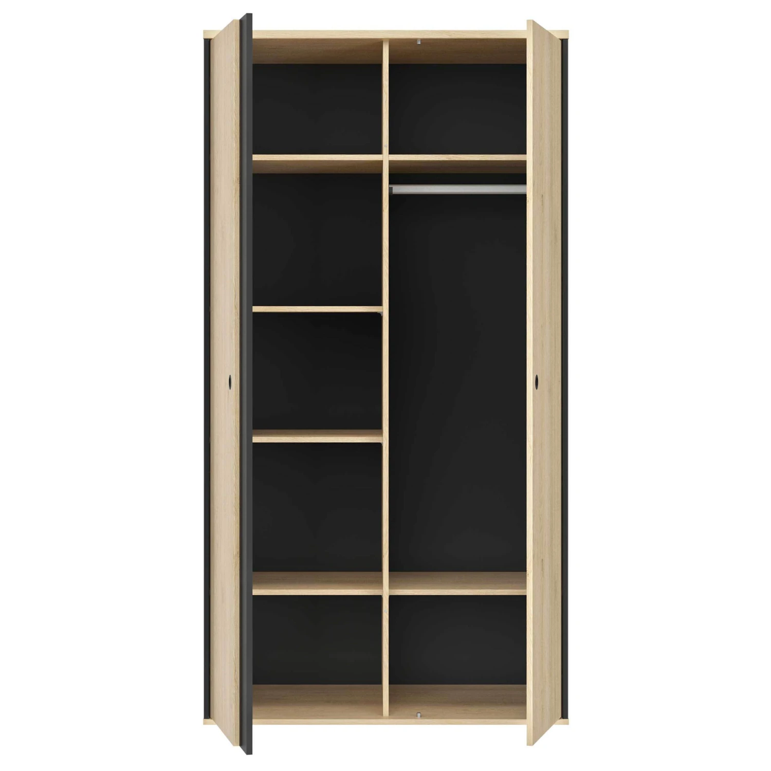 Kledingkast Dean 2 Deuren 4 Kledingkast Dean 2 Deuren - Afbeelding 4