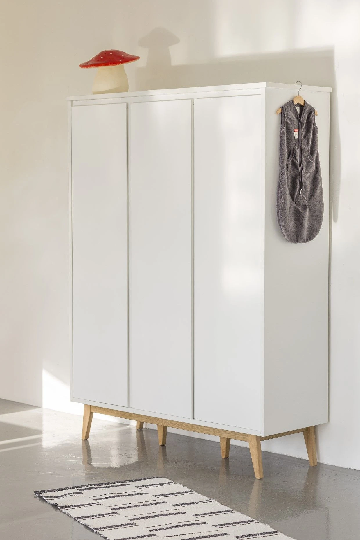 Kledingkast Pure 3 Deuren - Wit 4 Kledingkast Pure 3 Deuren - Wit - Afbeelding 4