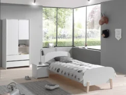 Kledingkast Kiddy 2 Deuren - Wit -Kinderkamer Meubelen 5e73c48034695387f751a9b518af6e2098913c3c KICO1214 f3a9