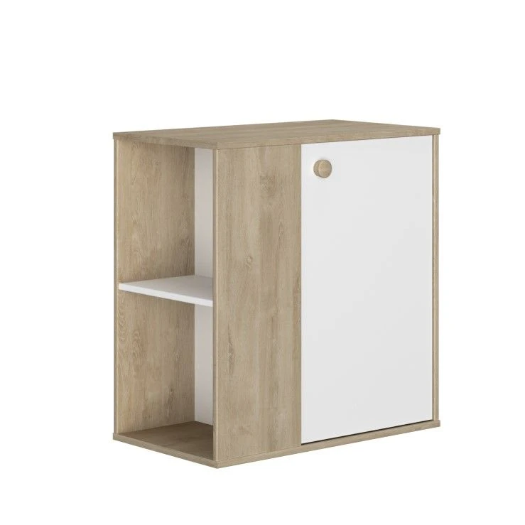 Meegroeibed Maron 60x120 Tot 90x190 - Wit/eik 4 Meegroeibed Maron 60x120 Tot 90x190 - Wit/eik - Afbeelding 4