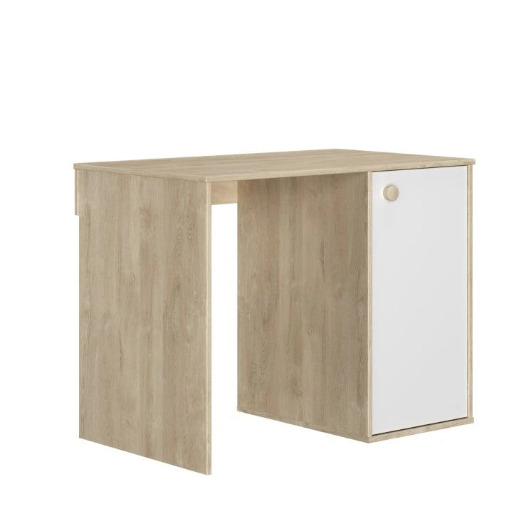 Meegroeibed Maron 60x120 Tot 90x190 - Wit/eik 3 Meegroeibed Maron 60x120 Tot 90x190 - Wit/eik - Afbeelding 3