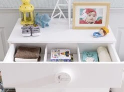 Commode | 100% Melaminegecoat | 4 Laden | Zachtsluitend | Baby- En Kindvriendelijk | Zelfmontage -Kinderkamer Meubelen 813CLK3403 3 29c5