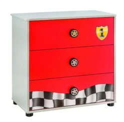 Commode | 100% Melaminecoating | 3 Laden | Zachtsluitend | 30 Kg Capaciteit | Compatibel Met Spiegel | Kindvriendelijk -Kinderkamer Meubelen 813CLK3417 20 203 3c9b