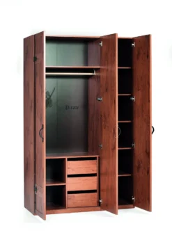 Piratengarderobe | 100% Melaminegecoat Met Een Dikte Van 18 Mm | 121 X 203 X 54 Cm -Kinderkamer Meubelen 813CLK3924 20 207 2a73