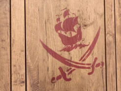 Piratengarderobe | 100% Melaminegecoat Met Een Dikte Van 18 Mm | 121 X 203 X 54 Cm -Kinderkamer Meubelen 813CLK3924 4 aa10