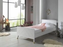 Bed Billy 90x200 - Wit -Kinderkamer Meubelen BIBE9014 75fc scaled