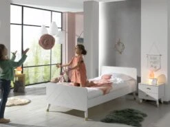 Bed Billy 90x200 - Wit -Kinderkamer Meubelen BICO0214 02 5143