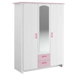 Kledingkast Biotiful 3 Deuren - Wit -Kinderkamer Meubelen BIOTIFUL 2273 A3PT C a9ce