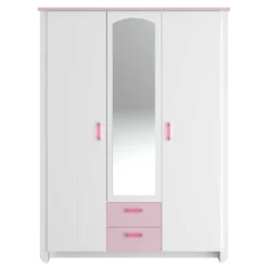 Kledingkast Biotiful 3 Deuren - Wit -Kinderkamer Meubelen BIOTIFUL 2273 A3PT F 7763