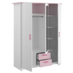 Kledingkast Biotiful 3 Deuren - Wit -Kinderkamer Meubelen BIOTIFUL 2273 A3PT OUV C cbd7