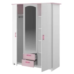 Kledingkast Biotiful 3 Deuren - Wit -Kinderkamer Meubelen BIOTIFUL 2273 A3PT OUV D 4a21