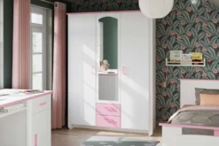 Kledingkast Biotiful 3 Deuren - Wit -Kinderkamer Meubelen BIOTIFUL 2273 A3PT f50d scaled