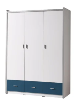 Kledingkast Bonny 3 Deuren - Blauw