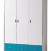 Kledingkast Bonny 3 Deuren - Turquoise
