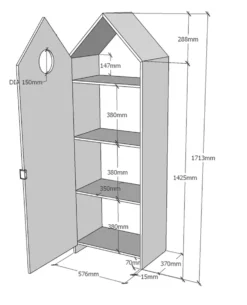 Kledingkast Casami - Grijs 22 Kledingkast Casami - Grijs -Kinderkamer Meubelen CSBH1113 14 15 93 2 4dd0 scaled