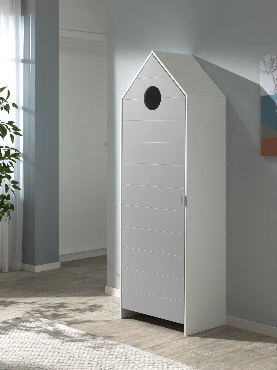 Kledingkast Casami - Grijs 3 Kledingkast Casami - Grijs - Afbeelding 3