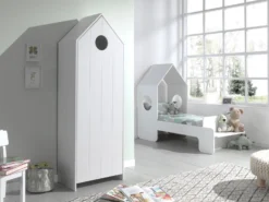 Kledingkast Casami - Wit 22 Kledingkast Casami - Wit -Kinderkamer Meubelen CSCO7014 c5b9