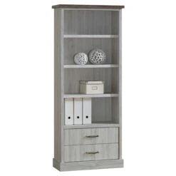 Boekenkast Emily | 75 X 38 X 185 Cm | Grey Oak