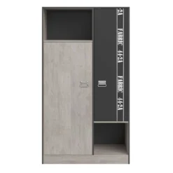 Kledingkast Fabric 2 Deuren - Grijs 29 Kledingkast Fabric 2 Deuren - Grijs -Kinderkamer Meubelen FABRIC 2311 AR2P F 20200213010906 3892