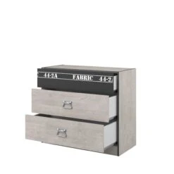 Kinderkamerset Fabric | Kinderbed, Nachtkastje, Commode, Bureau -Kinderkamer Meubelen FABRIC 2311 CO3T OUV D f052