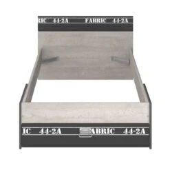 Kinderbed Fabric 90x200 - Grijs/bruin -Kinderkamer Meubelen FABRIC 2311 LITI F 20200213010942 6491