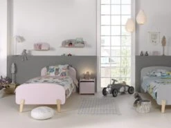 Kiddy Nachttafel Met Opbergruimte - Roze -Kinderkamer Meubelen KICO1500 7b60