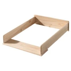 Commode Kiddy 90x72x106cm Met Luierplank 3 Lades - Wit -Kinderkamer Meubelen KICO1814 05 2268